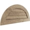 Ekena Millwork Timberthane Rough Sawn Half Round Faux Wood Non-Functional Gable Vent, Primed Tan, 24"W x 12"H GVURHR24X12DRSPR - alternate 5